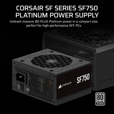 Corsair CP-9020284-EU strömförsörjningsenheter 750 W 24-pin ATX CFX Svart