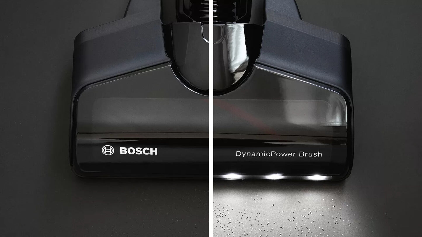 Bosch BBS712A upprättstående dammsugare och elektrisk sopborste 2-in-1 stick vacuum Batteri Torr Hygienfilter Utan påse 0,3 l grafit