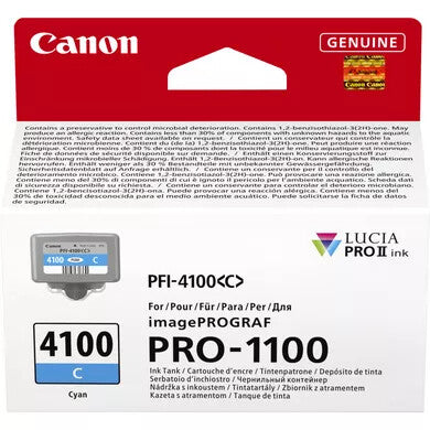 Canon LUCIA PRO II bläckpatroner 1 styck Original Standardavkastning Cyan