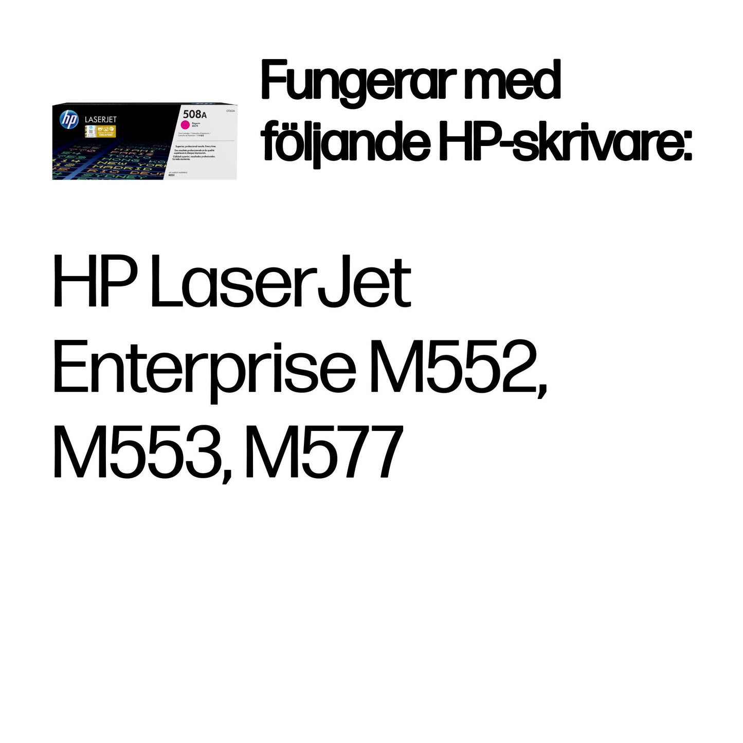 HP 508A magenta original LaserJet-tonerkassett