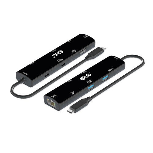 CLUB3D CSV-1599 dockningsstationer för bärbara datorer USB 3.2 Gen 1 (3.1 Gen 1) Type-C Svart