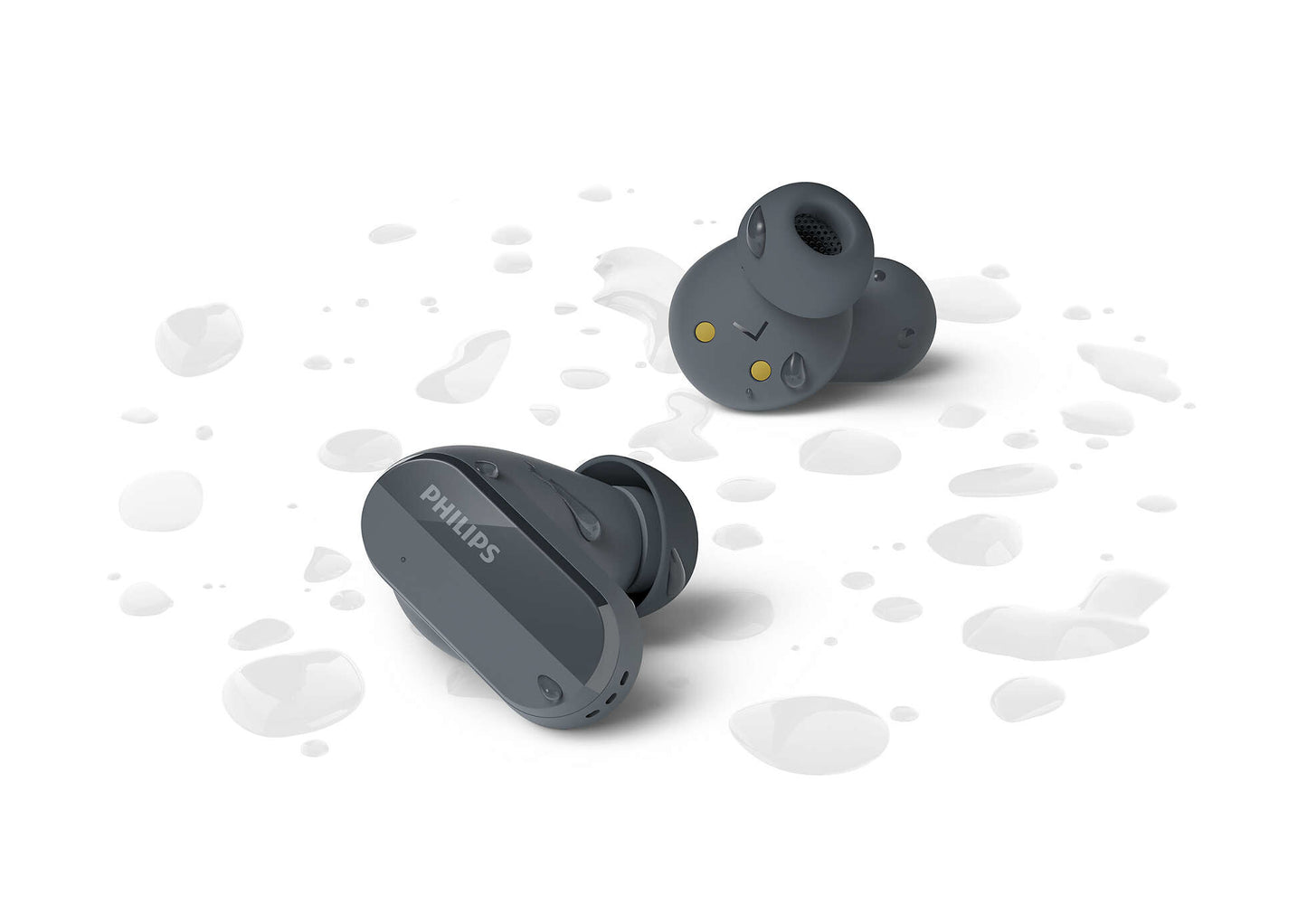 Philips TAT3508BK/00 hörlur och headset True Wireless Stereo (TWS) I öra Samtal/musik Bluetooth Svart