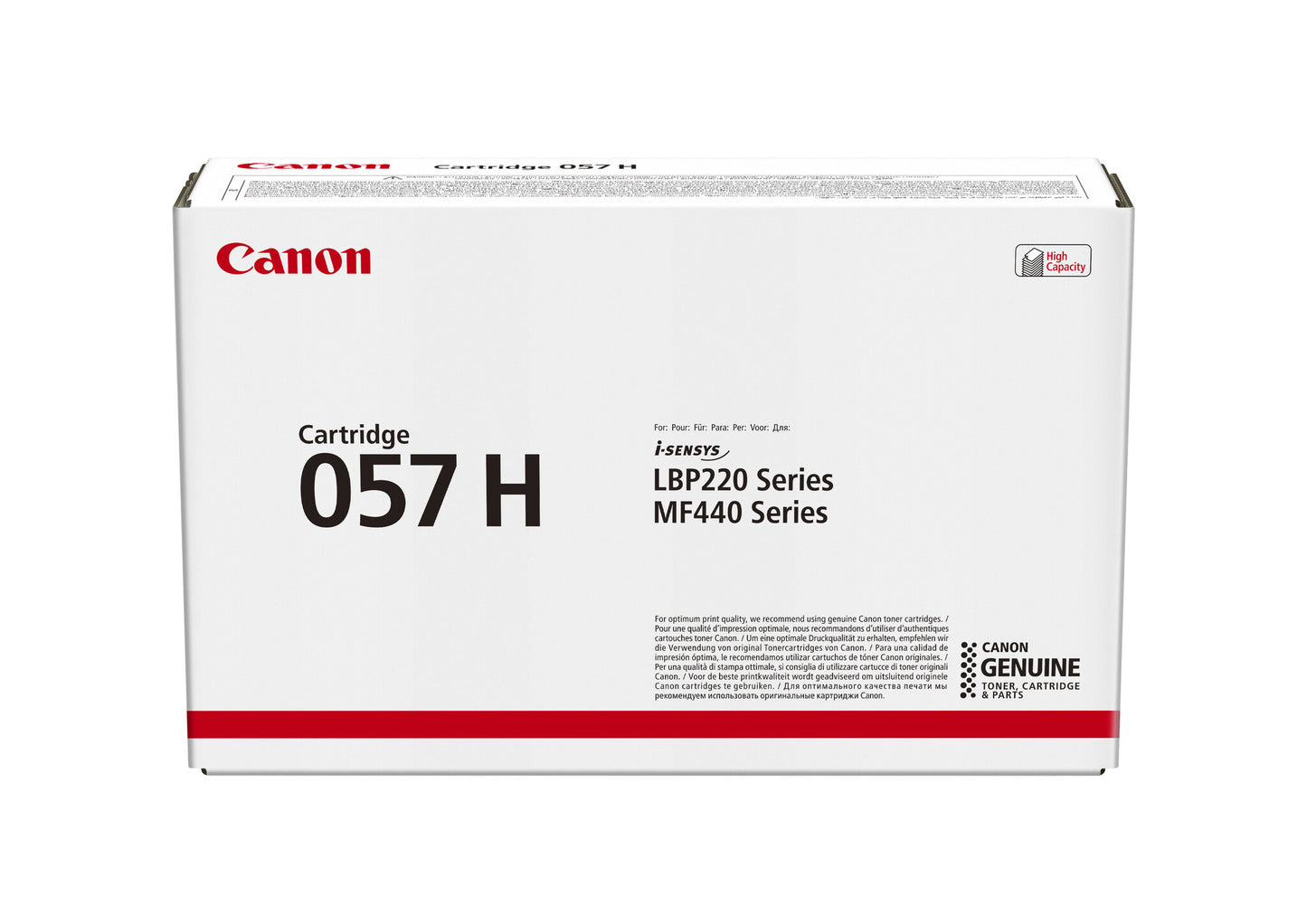 Canon i-SENSYS 057H Tonerkassett 1 styck Original Svart