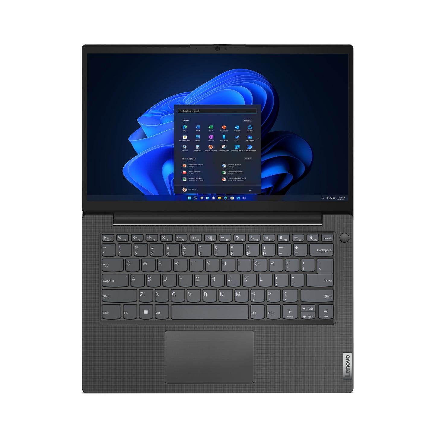 Lenovo V14 AMD Ryzen™ 7 7730U Bärbar dator 35,6 cm (14") Full HD 16 GB DDR4-SDRAM 512 GB SSD Wi-Fi 6 (802.11ax) Windows 11 Home Svart