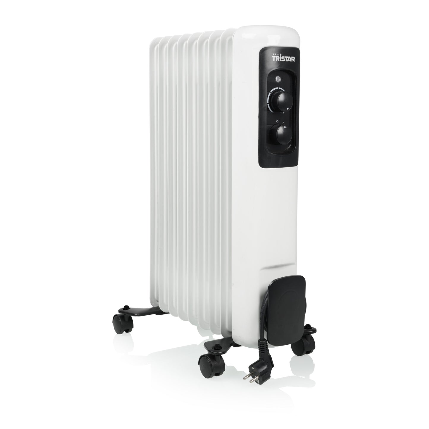 Tristar KA-5179 elektrisk rumsvärmare inomhus Vit 2000 W Elektrisk oljevärmare