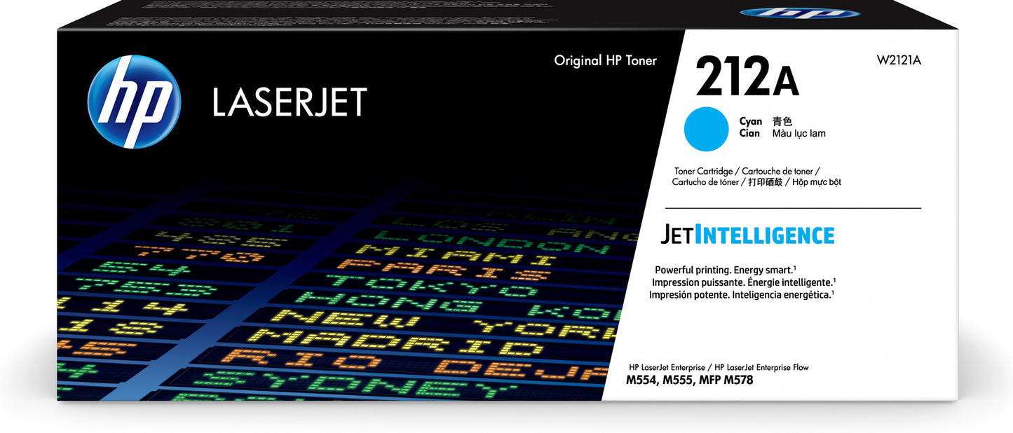HP 212A cyan original LaserJet-tonerkassett
