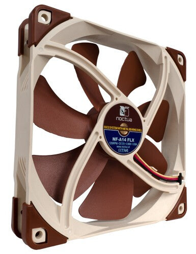 Noctua NF-A14 FLX kylsystem för dator Datorväska Fan 14 cm