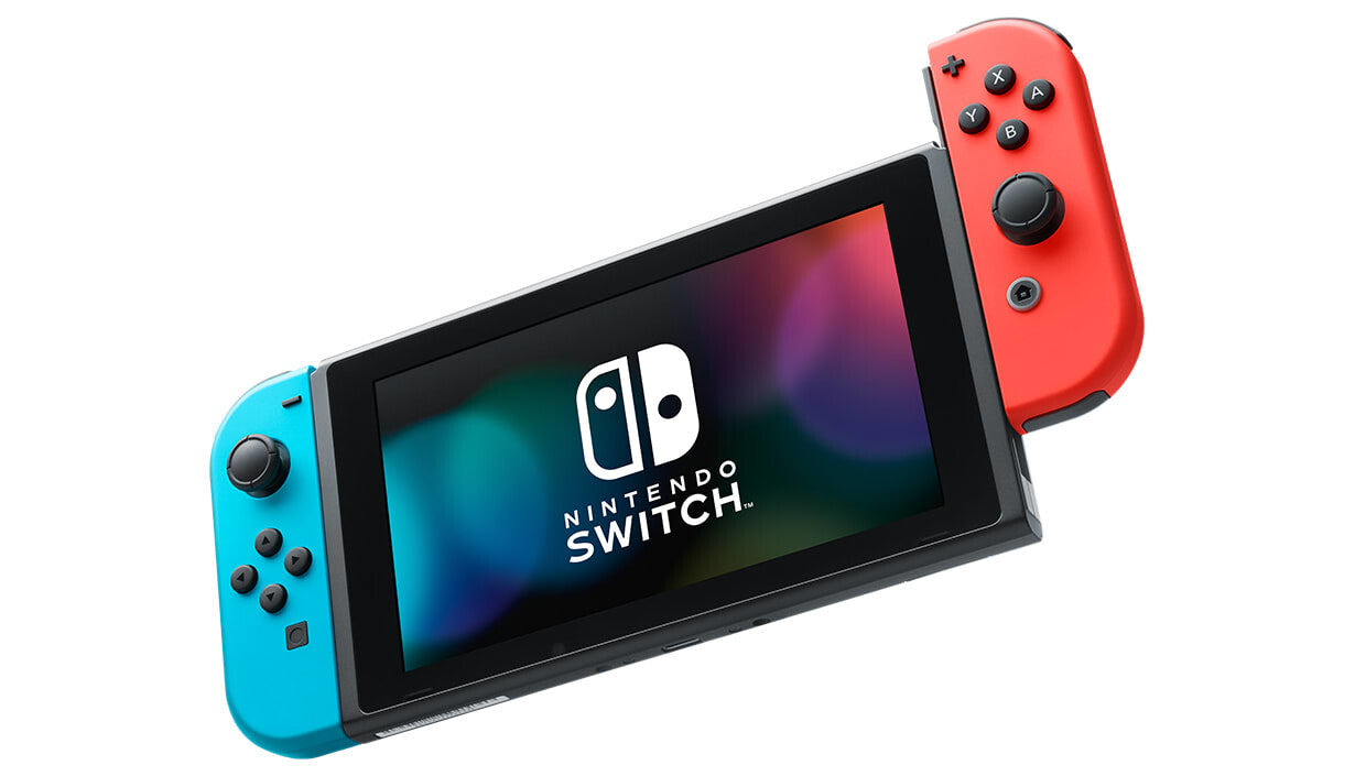 Nintendo Switch V2 2019 bärbara spelkonsoller 15,8 cm (6.2") 32 GB Pekskärm Wi-Fi Svart, Blå, Röd
