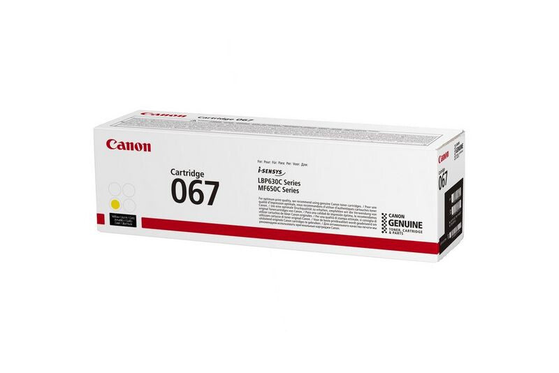 Canon 067 Tonerkassett 1 styck Original Gul