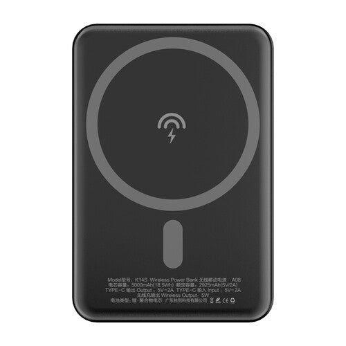 DUDAO wireless powerbank MagSafe 5000mAh black K14S Trådlös laddning Svart