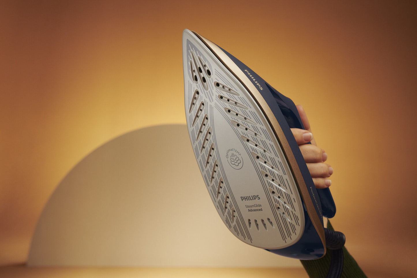 Philips PSG6066/20 ångstrykjärnsladdare 2400 W 1,8 l SteamGlide Advanced Blå, Guld