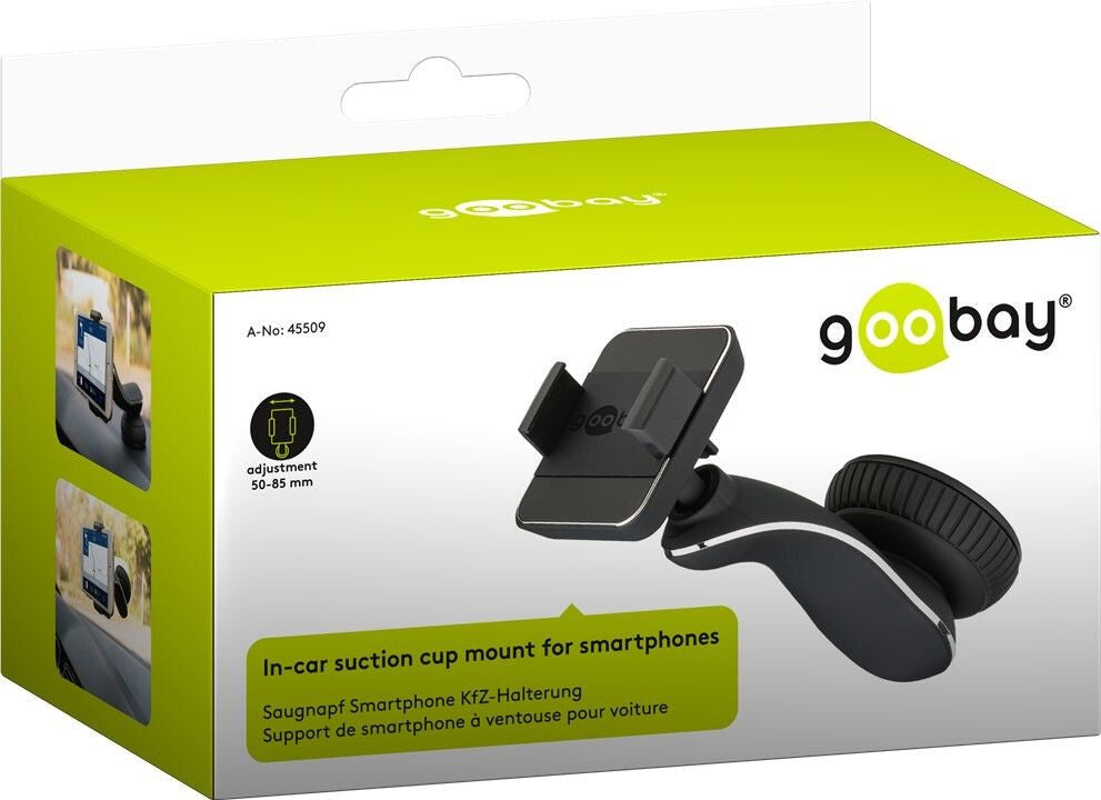 Goobay 45509 hållare Passiv hållare Mobiltelefon / smartphone Svart