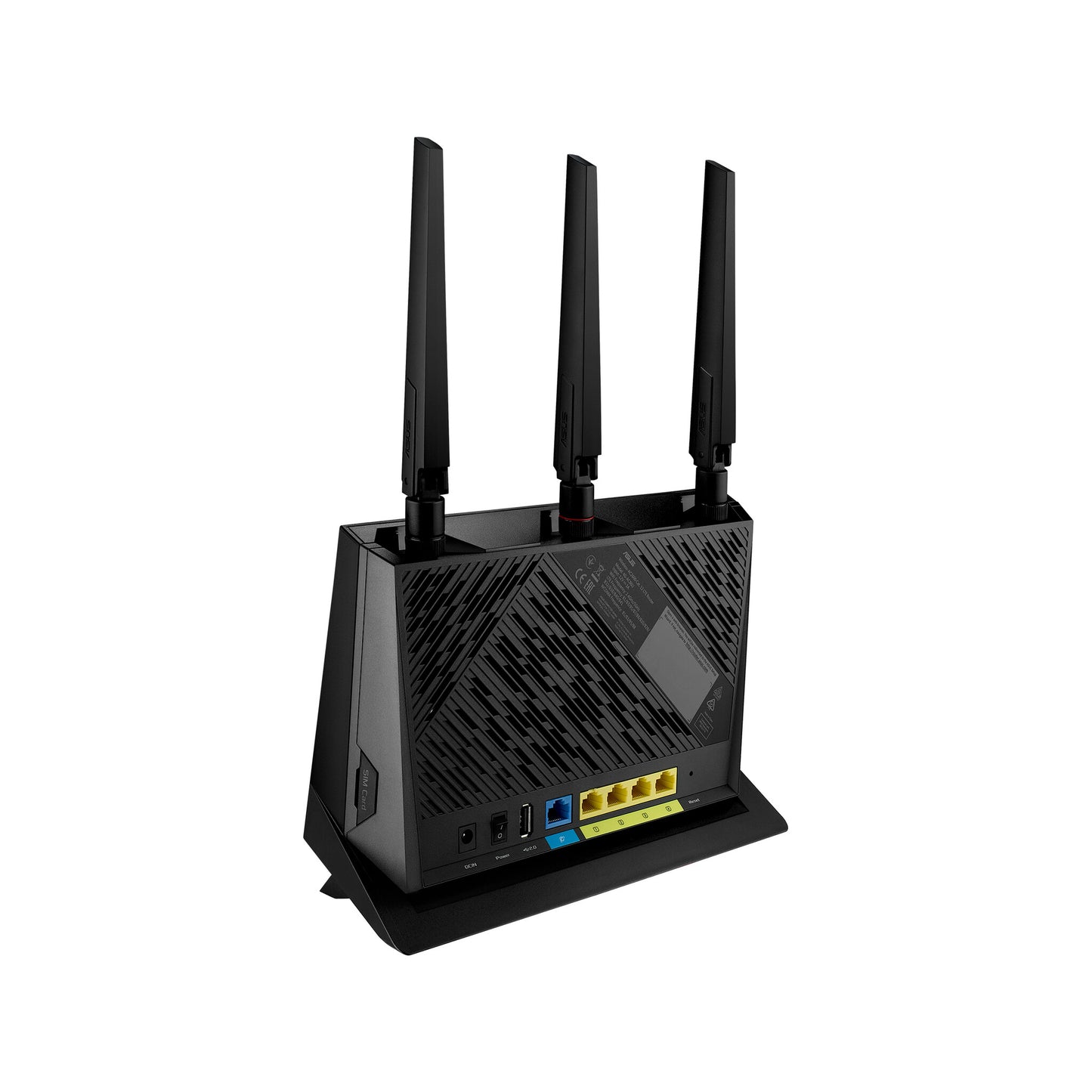 ASUS 4G-AC86U trådlös router Gigabit Ethernet Dual-band (2,4 GHz / 5 GHz) Svart