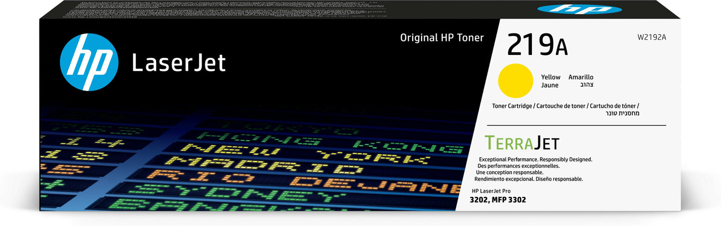 HP 219A gul LaserJet-originaltonerkassett