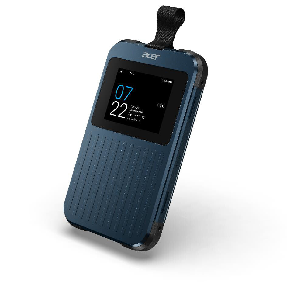 Acer Connect ENDURO M3 5G Mobile Wi-Fi, 1GB international data Mobilnät, modem/router