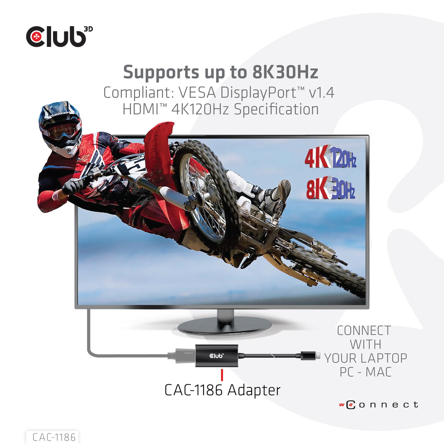 CLUB3D CAC-1186 videokabeladapter 0,15 m Mini DisplayPort HDMI Typ A (standard) Svart