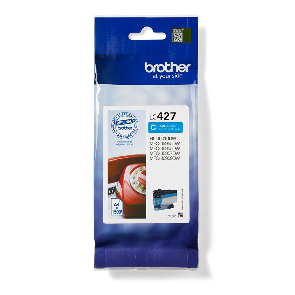 Brother LC427C bläckpatroner 1 styck Original Cyan
