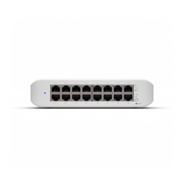 Ubiquiti UniFi Switch Lite 16 PoE L2 Gigabit Ethernet (10/100/1000) Strömförsörjning via Ethernet (PoE) stöd Vit