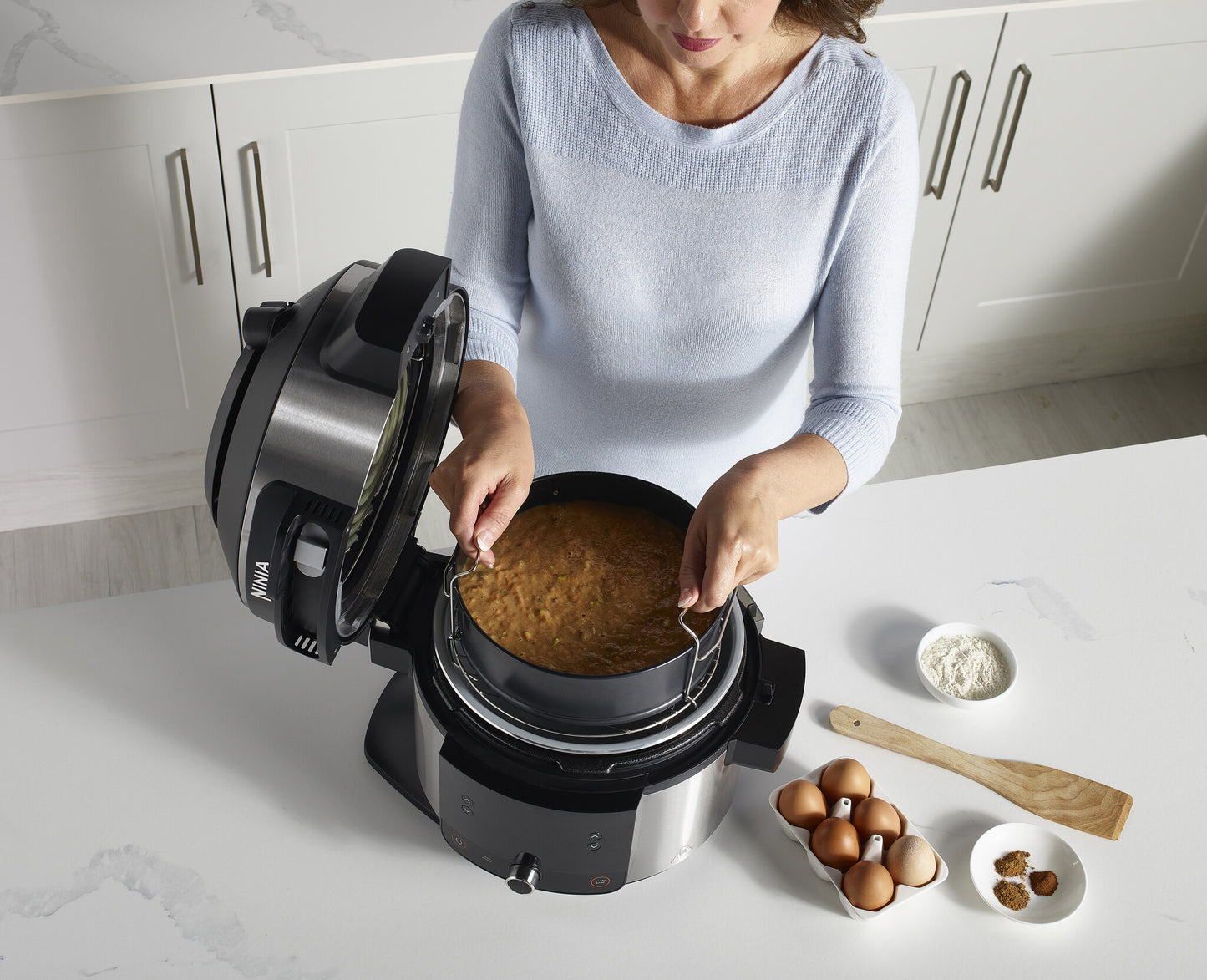 Ninja OL550EU multicooker 6 l 1460 W Svart, Rostfritt stål