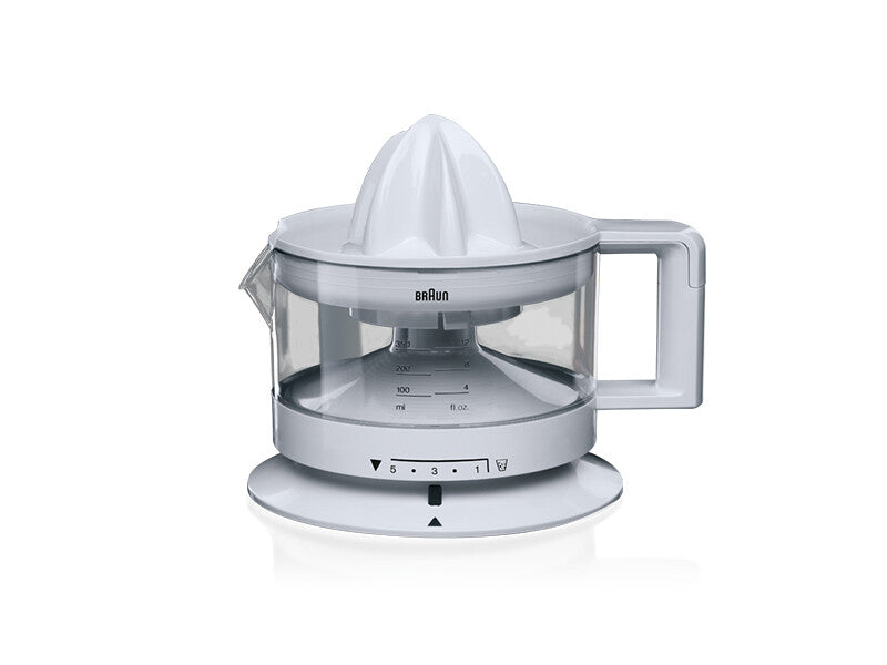 Braun TributeCollection CJ 3000 elektrisk citruspress 0,35 l 20 W Transparent, Vit