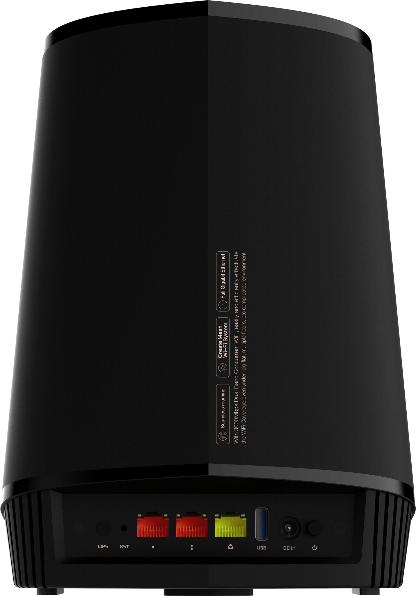 TOTOLINK T20 trådlös router Gigabit Ethernet Tri-band (2,4 GHz / 5 GHz / 5 GHz) Svart