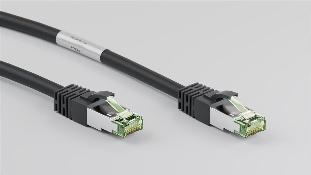 Goobay 66725 nätverkskablar Svart 7,5 m Cat8.1 S/FTP (S-STP)