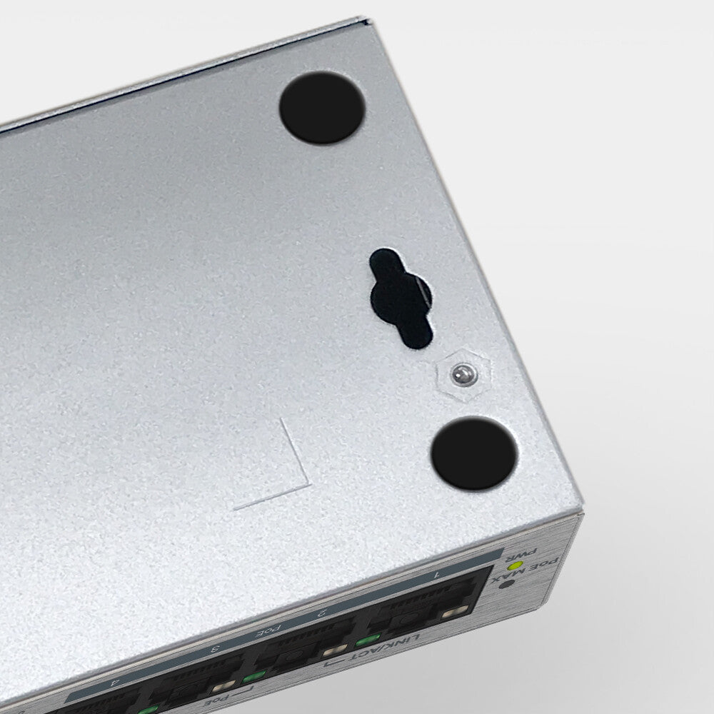 Zyxel GS1005HP Ohanterad Gigabit Ethernet (10/100/1000) Strömförsörjning via Ethernet (PoE) stöd Silver