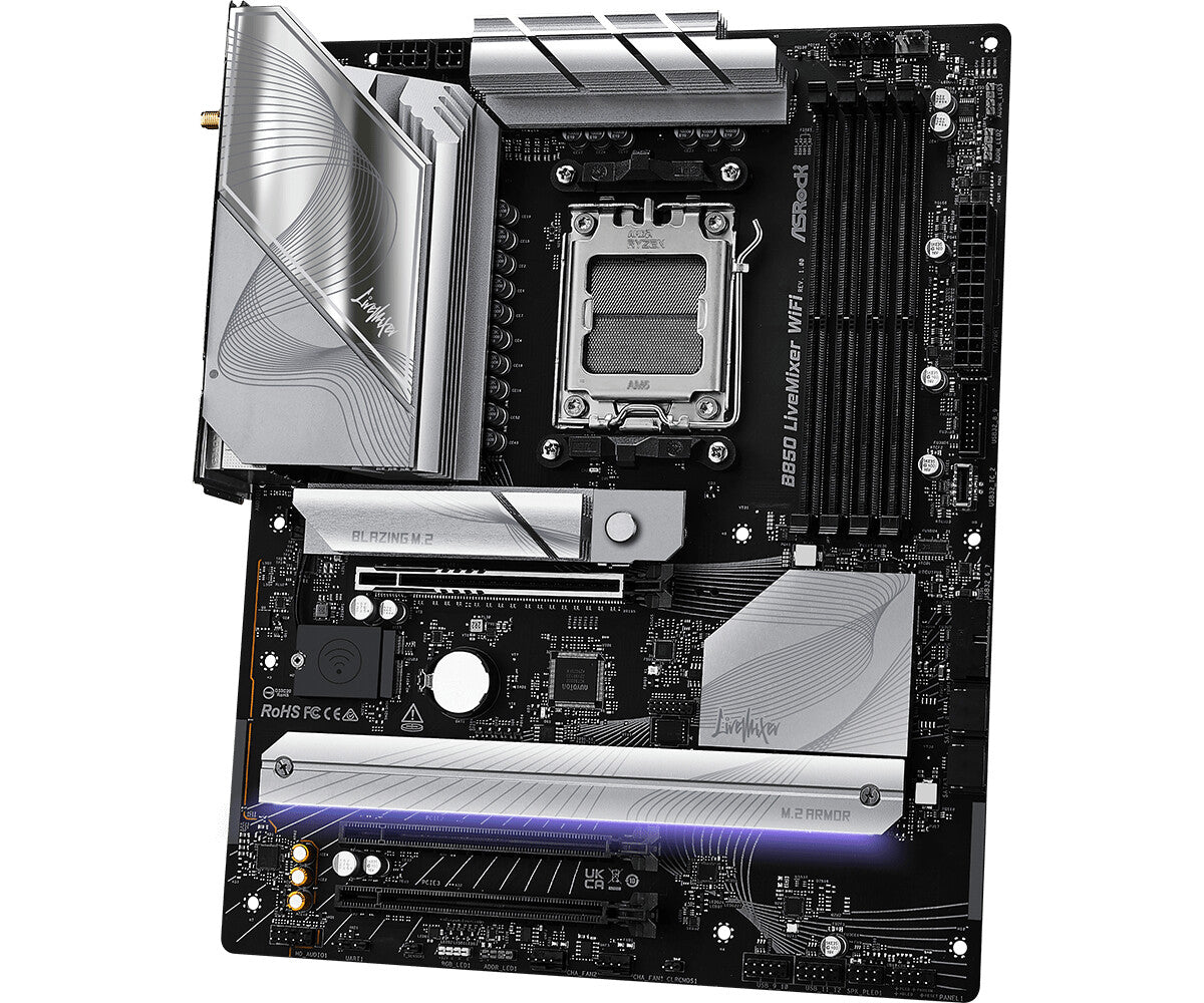 Asrock B850 LiveMixer WiFi AMD B850 AM5-sockel ATX