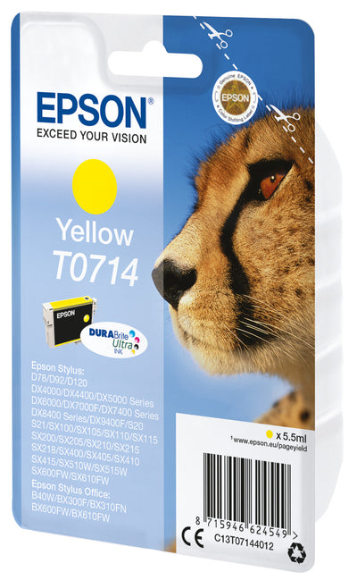 Epson Enpack gul T0714 DURABrite Ultra-bläck