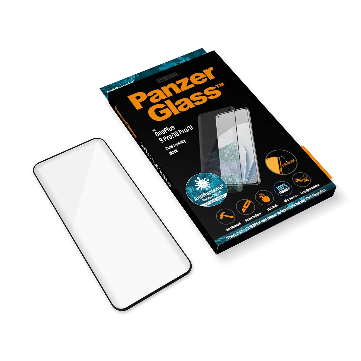 PanzerGlass 7020 skärm- och baksidesskydd till mobiltelefon Genomskinligt skärmskydd OnePlus 1 styck