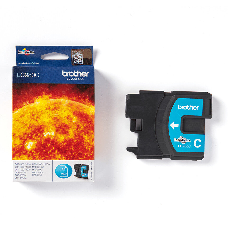 Brother LC980C bläckpatroner 1 styck Original Cyan