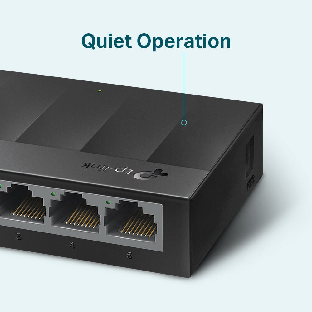 TP-Link LS1005G nätverksswitchar Ohanterad Gigabit Ethernet (10/100/1000) Svart