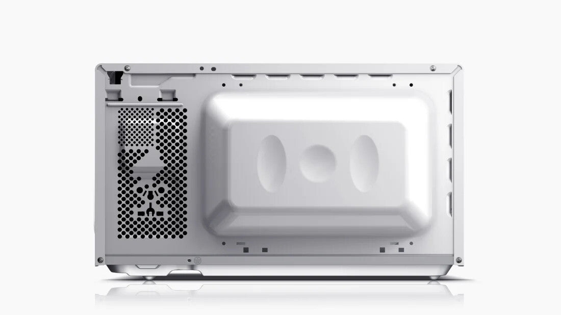 Sharp YC-MS01E-W mikrovågsugn Svart, Vit Enbart mikrovågsugn Bänkdiskmaskin 20 l 800 W