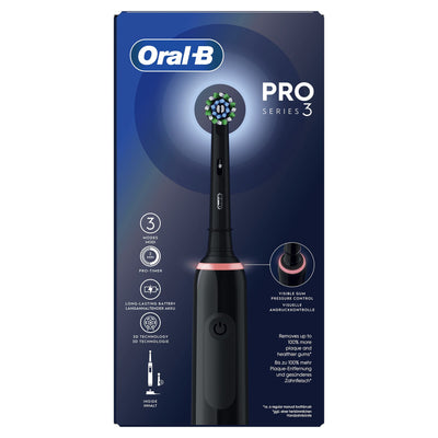 Oral-B Pro 3 3000 Vuxen Roterande och oscillerande tandborste Svart