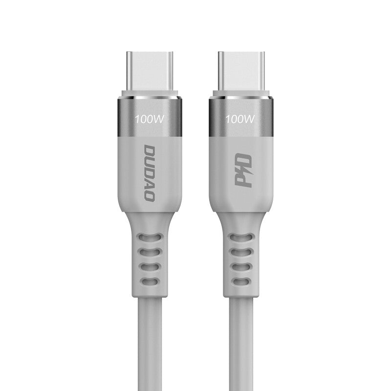 DUDAO L5CMAX USB-kablar 1 m USB C Grå