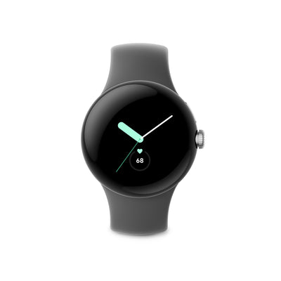 Google Pixel Watch AMOLED 41 mm Digital Silver Wi-Fi GPS