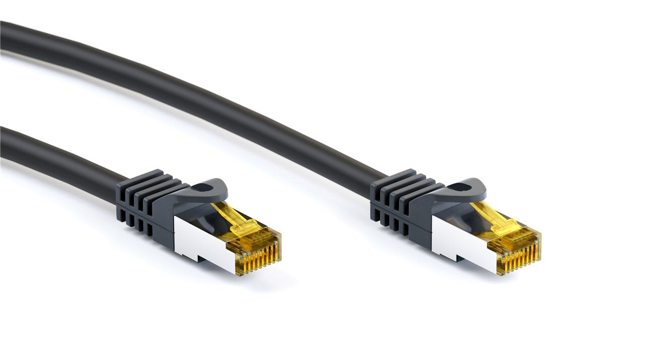 Goobay 91644 nätverkskablar Svart 10 m Cat7 S/FTP (S-STP)