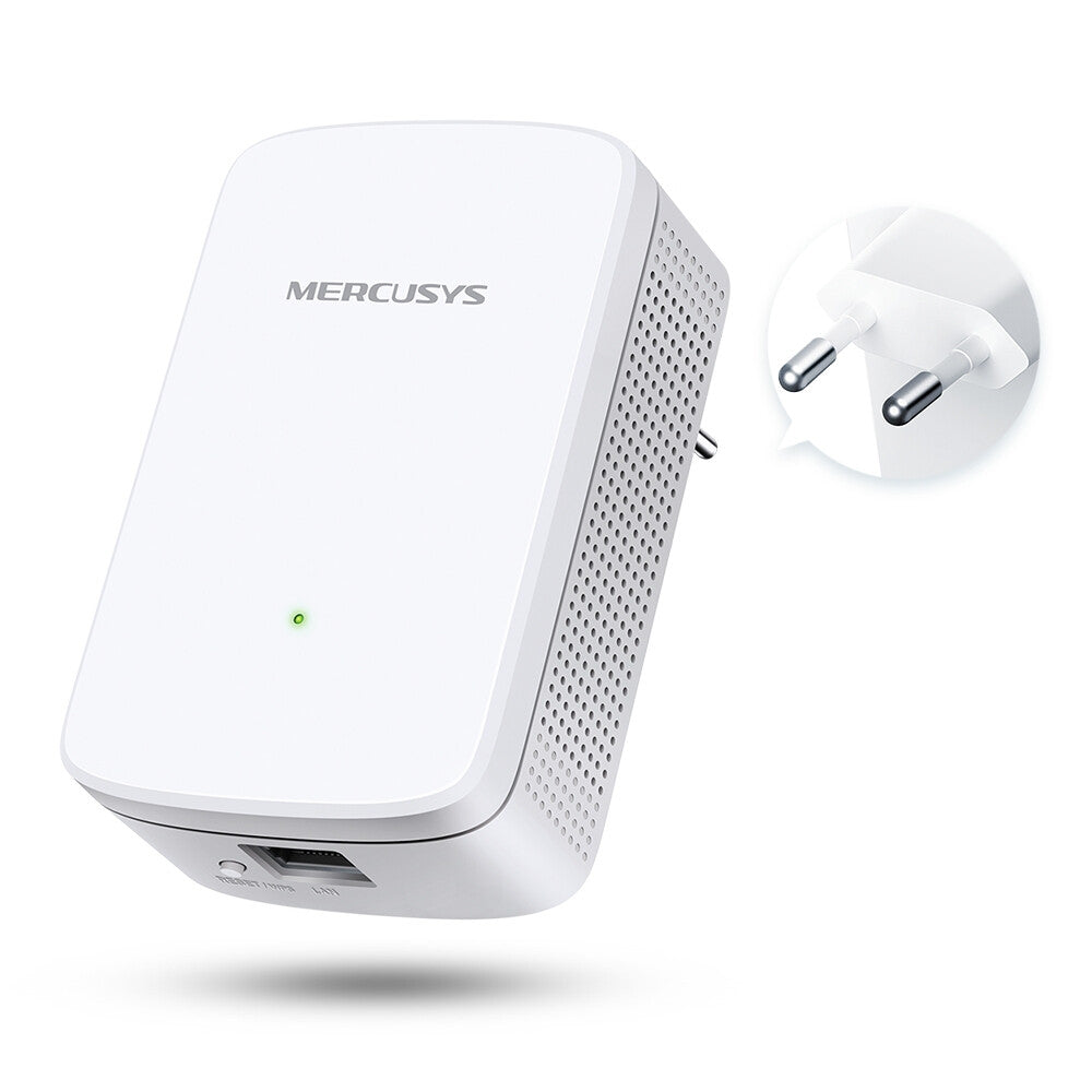 Mercusys ME10 nätverksförlängare Nätverksrepeater Vit 10, 100 Mbit/s