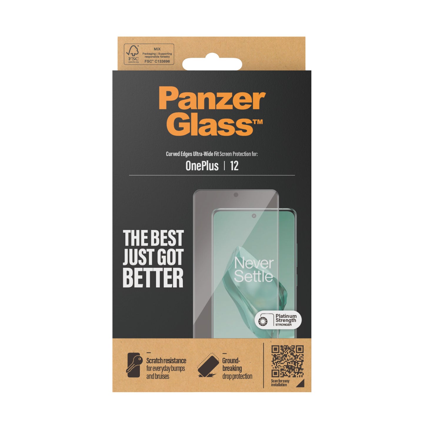 PanzerGlass PANZER GLASS Genomskinligt skärmskydd OnePlus 1 styck