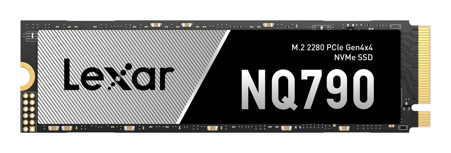 Lexar LNQ790X002T-RNNNG SSD-hårddisk 2 TB M.2 PCI Express 4.0 NVMe 3D TLC NAND