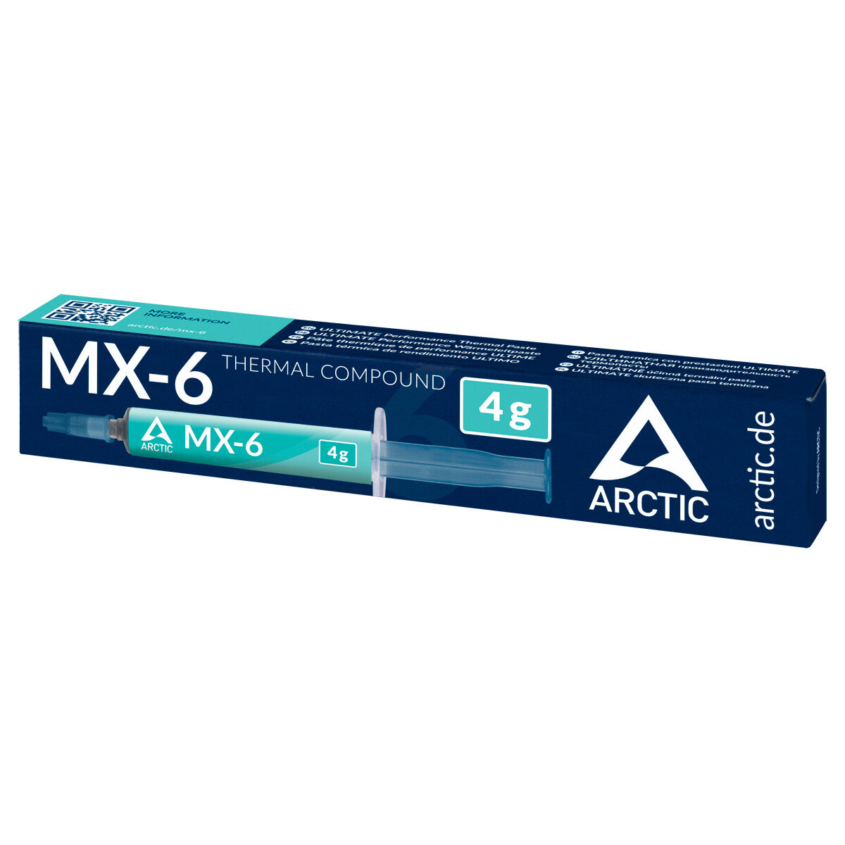 ARCTIC MX-6 kylflänsföreningar Termiskt fett 4 g