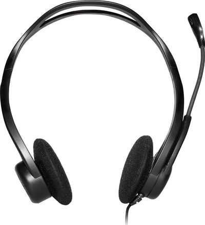 Logitech 981-000100 hörlur och headset Kabel Huvudband Samtal/musik USB Type-A Svart