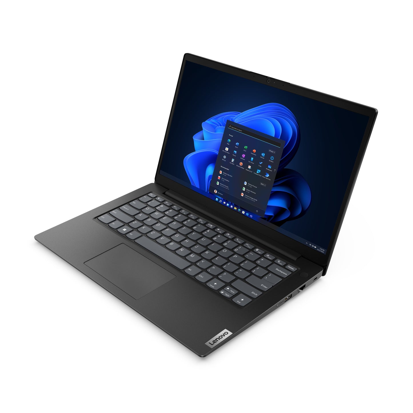 Lenovo V14 AMD Ryzen™ 7 7730U Bärbar dator 35,6 cm (14") Full HD 16 GB DDR4-SDRAM 512 GB SSD Wi-Fi 6 (802.11ax) Windows 11 Home Svart
