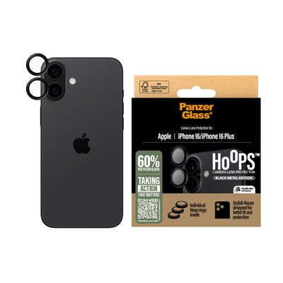 PanzerGlass PG Hoops Black iPhone 16 6.1/6.7Inch