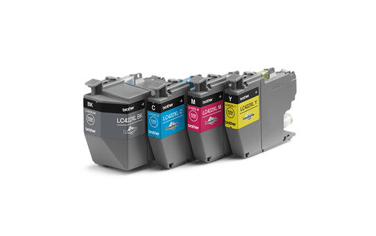 Brother LC422XLVALDR bläckpatroner 4 styck Original Hög (XL) avkastning Svart, Cyan, Magenta, Gul