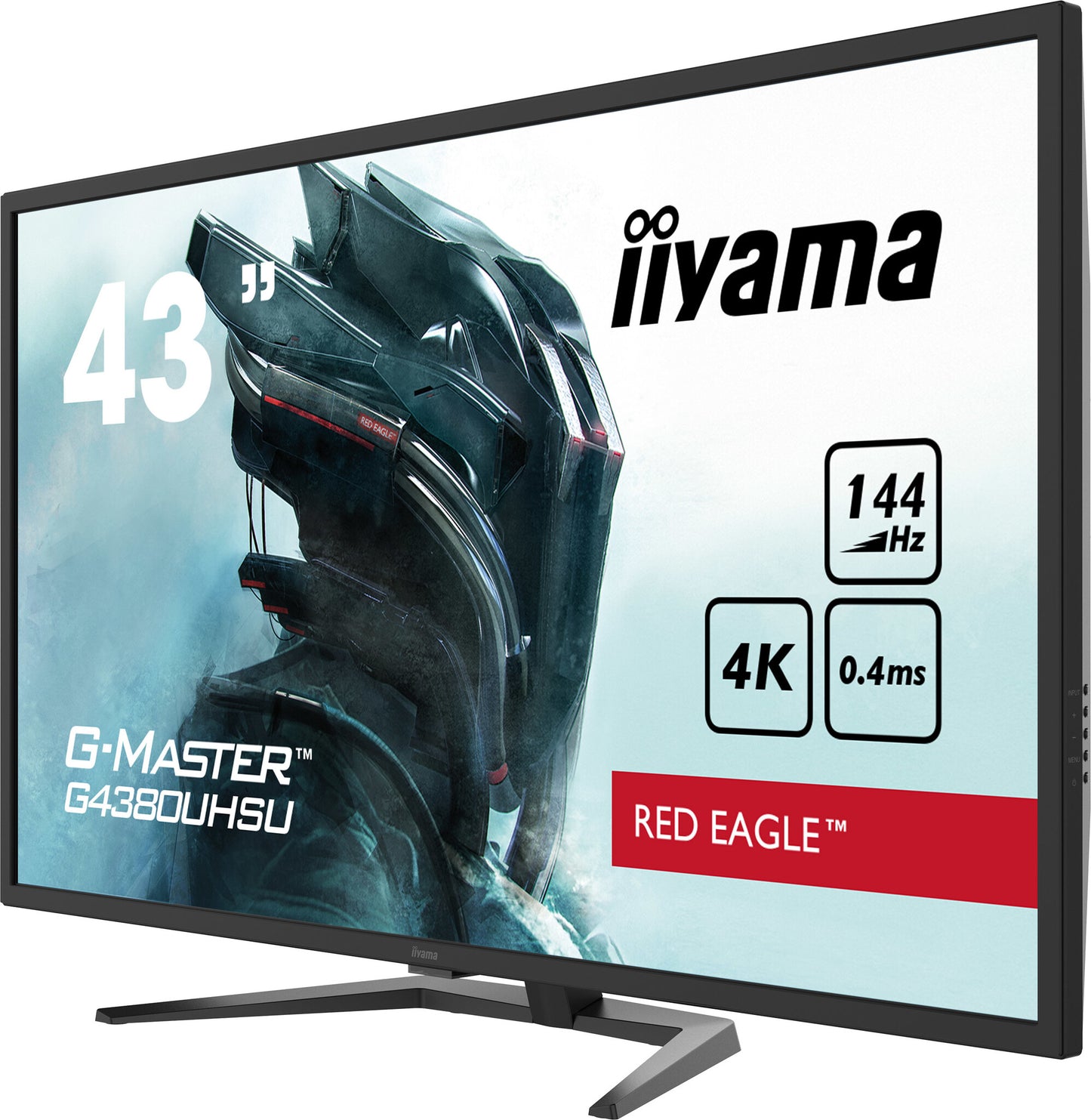 iiyama G-MASTER G4380UHSU-B1 platta pc-skärmar 108 cm (42.5") 3840 x 2160 pixlar 4K Ultra HD LED Svart