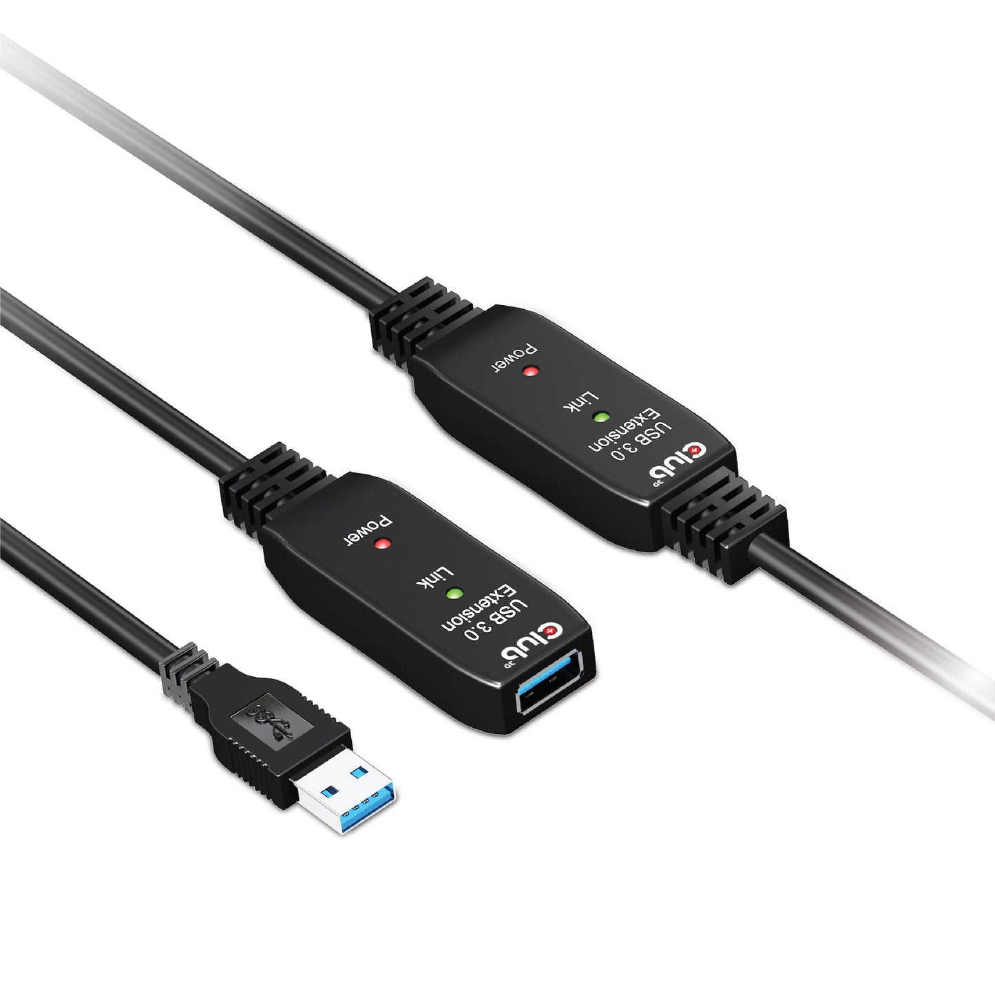 CLUB3D CAC-1406 USB-kablar 15 m USB 3.2 Gen 1 (3.1 Gen 1) USB A Svart