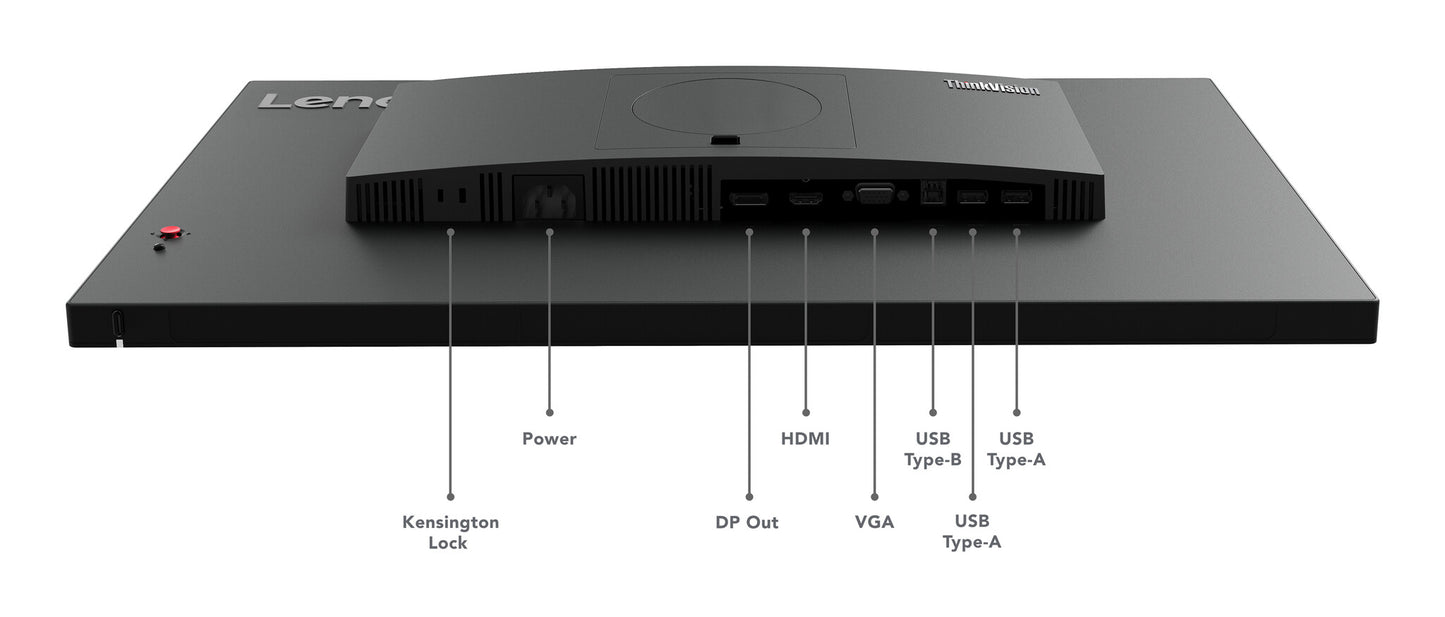 Lenovo ThinkVision T24i-30 LED display 60,5 cm (23.8") 1920 x 1080 pixlar Full HD Svart