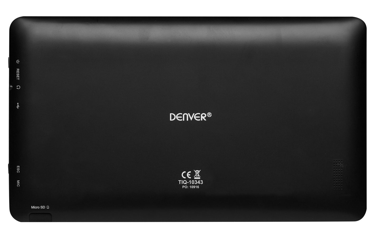Denver TIQ-10394 datorplattor 32 GB 25,6 cm (10.1") 1 GB Wi-Fi 4 (802.11n) Android 8.1 Go edition Svart