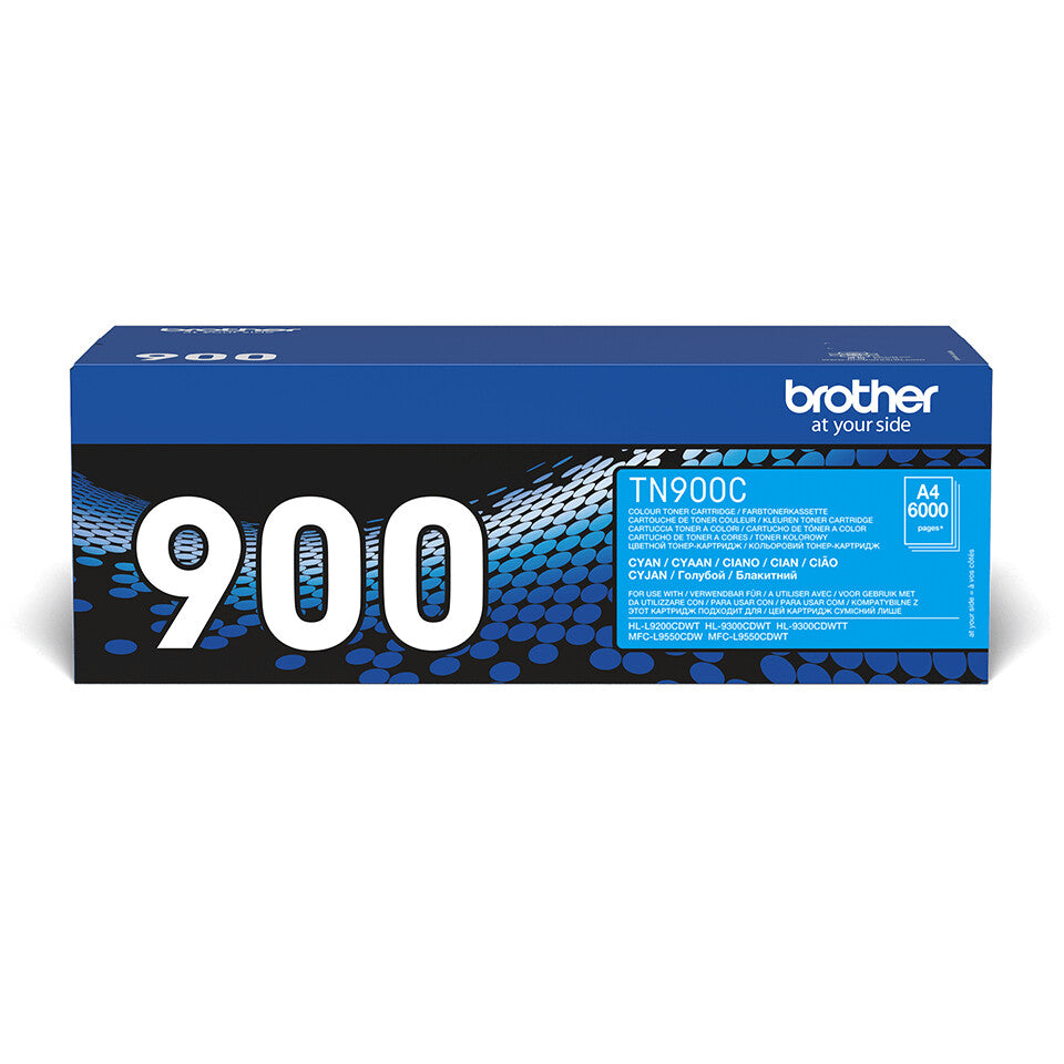 Brother TN-900C Tonerkassett 1 styck Original Cyan